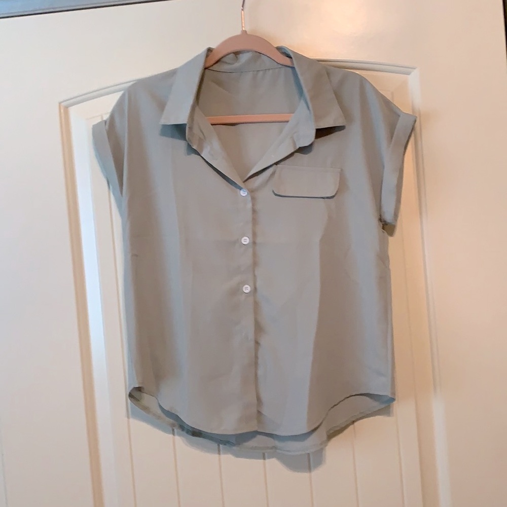 Mint green SHEIN top